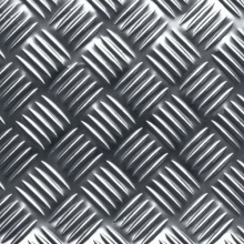 Рифленый алюминиевый лист ГОСТ 21631-76. Алюминий АМг2. Размер 1,2x1200x2500