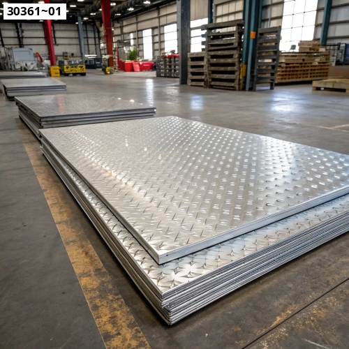 Лист алюминиевый рифленый квинтет 6x1500x6000 мм АМг3 ГОСТ 21631-76