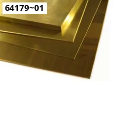 Латунная плита ГОСТ 2208 - 2007. Латунь Л63. Размер 100
