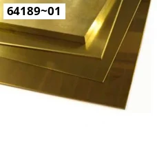 Латунная плита ГОСТ 2208 - 2007. Латунь Л63. Размер 200
