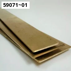 Шина, полоса латунная 5362-78. Латунь л62. Размер 10x100