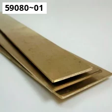 Шина, полоса латунная 5362-78. Латунь л62. Размер 10x45